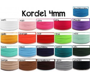 Kordel Schnur PES 4mm